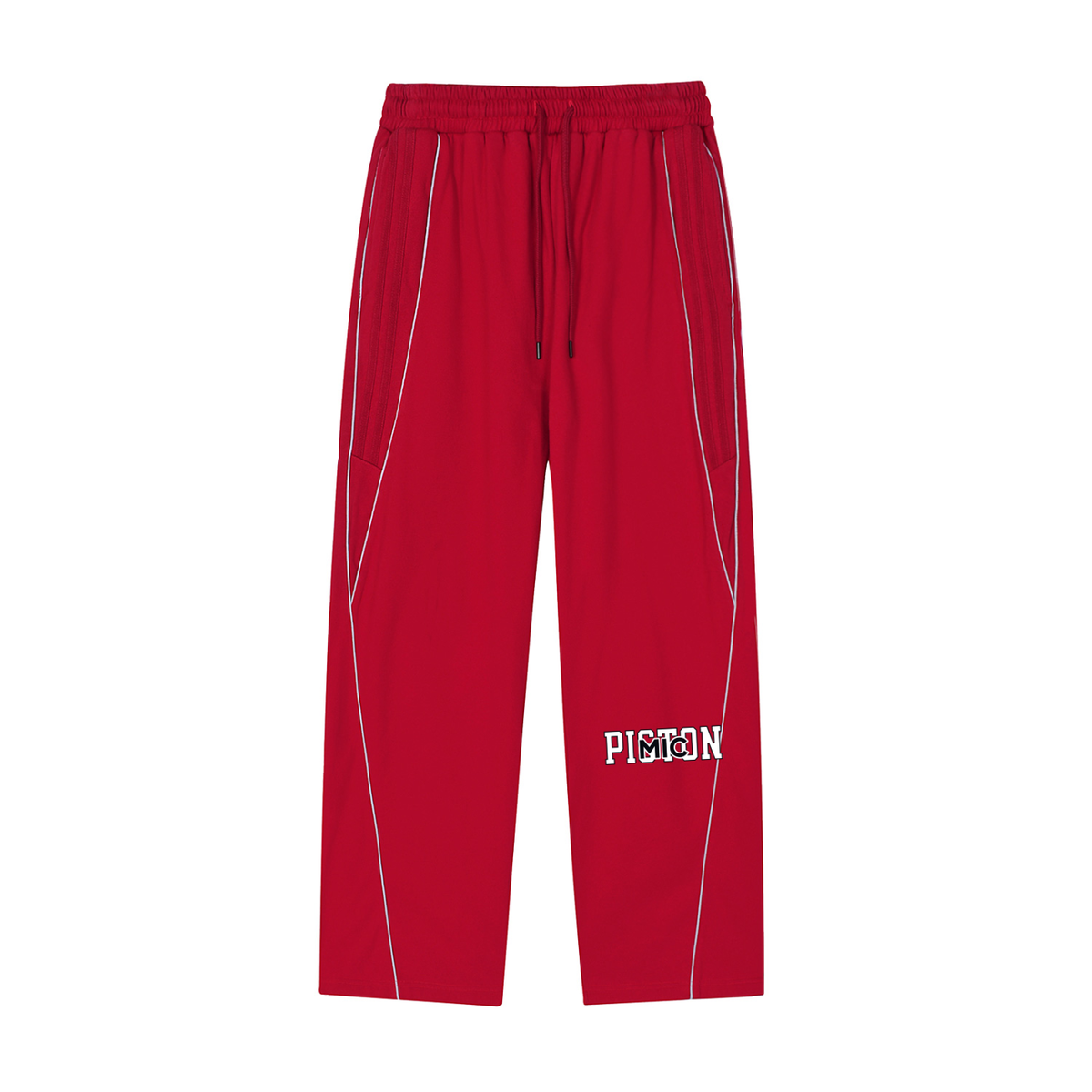 Reflection Striped Straight-Leg Sweatpants