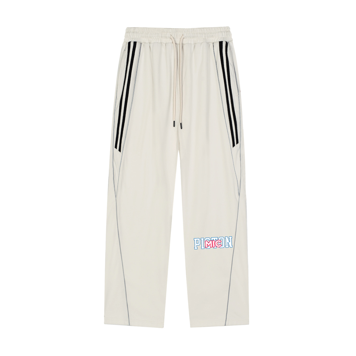 Reflection Striped Straight-Leg Sweatpants