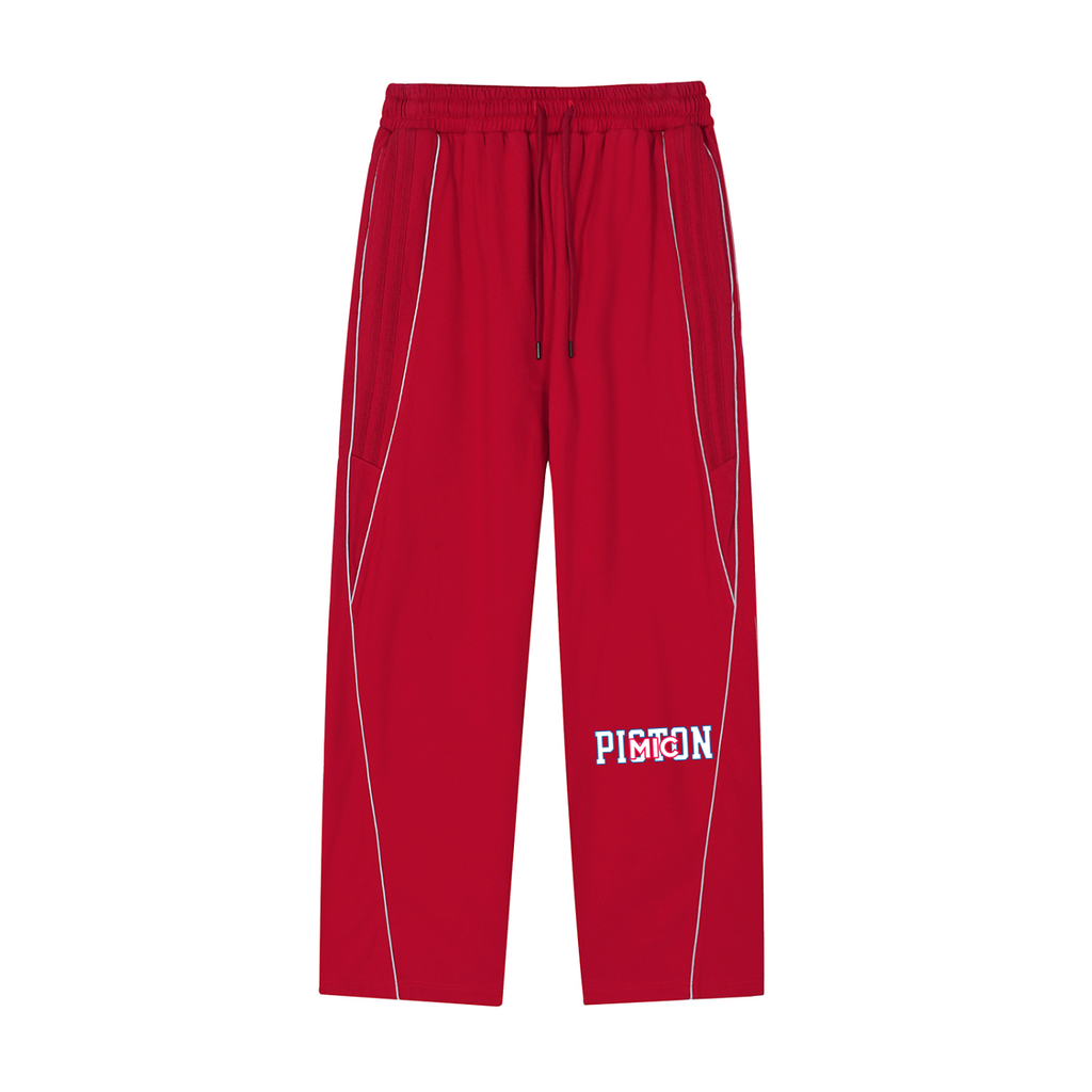 Reflection Striped Straight-Leg Sweatpants