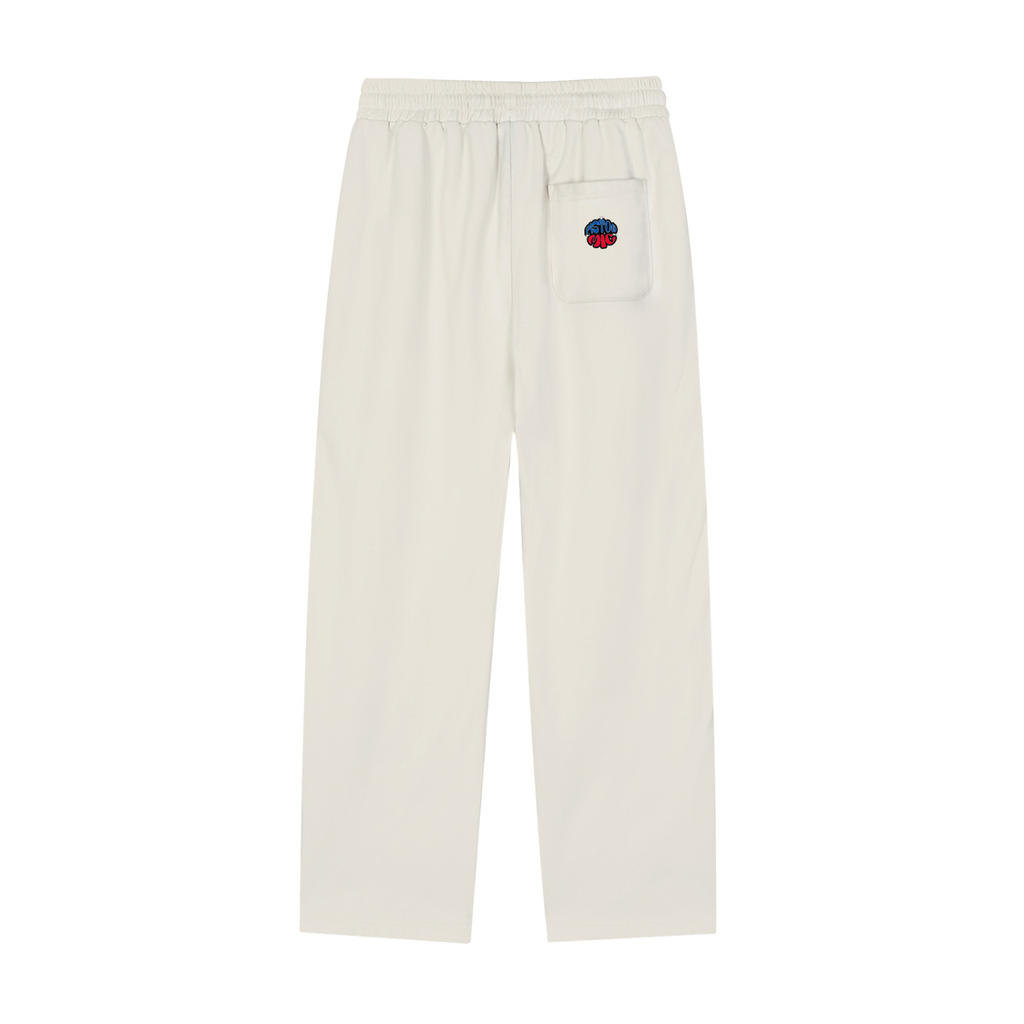 Reflection Striped Straight-Leg Sweatpants