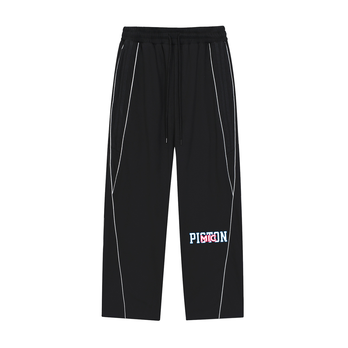 Reflection Striped Straight-Leg Sweatpants