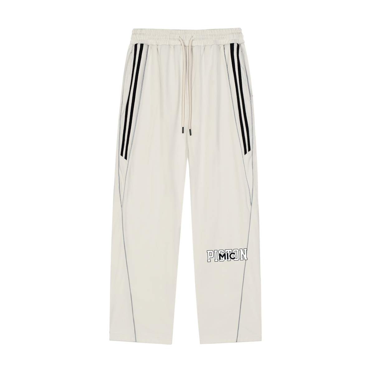 Reflection Striped Straight-Leg Sweatpants